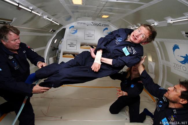 Stephen Hawking - having so much fun