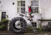 The heaviest rideable bicycle weighs 750 kg