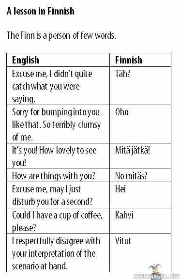Opetellaan suomea.