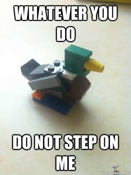 Lego-neuvo-sinisorsa - Koska se sattuisi.