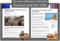 The main difference between Europe and the USA