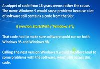 Miksi windows 9 skipataan
