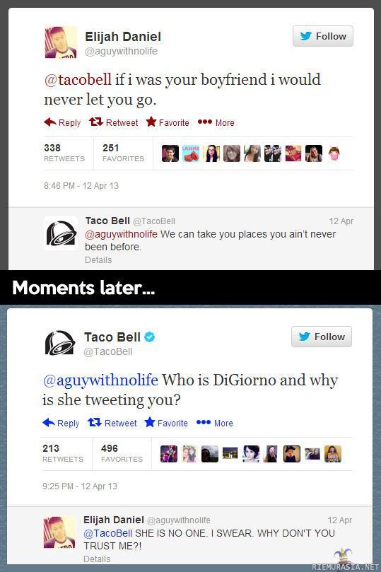 Taco Bellin twitteri