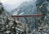 Rautatiesilta Sveitsissä