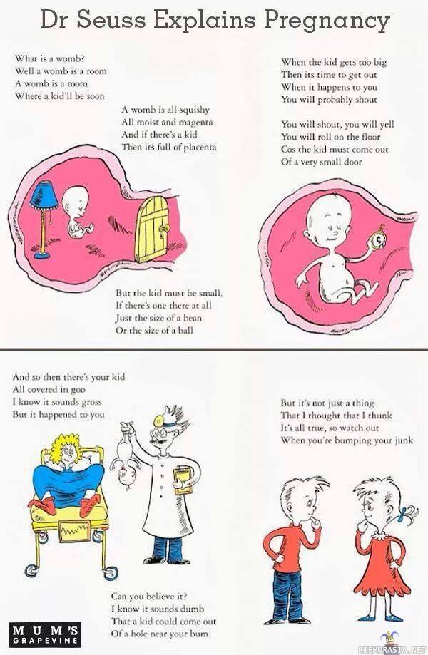 Dr Seussin viisauksia lapsille - Dr Seuss Explains Pregnancy