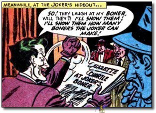 Joker&#039;s boner - vanhaa batman sarjakuvaa