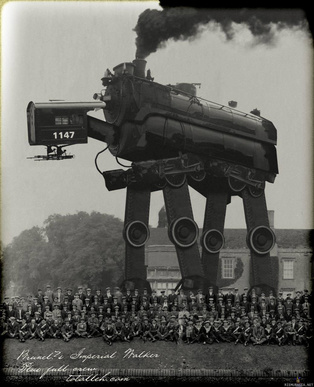 Steam powered imperial walker