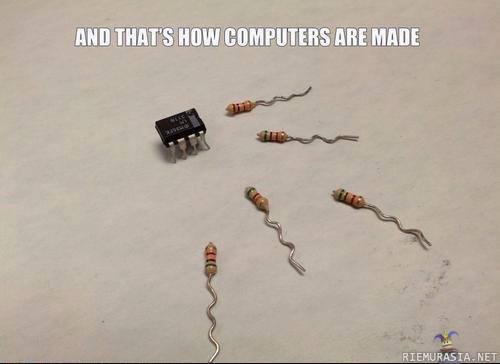 Miten tietokoneet syntyvät