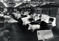 All this technology...