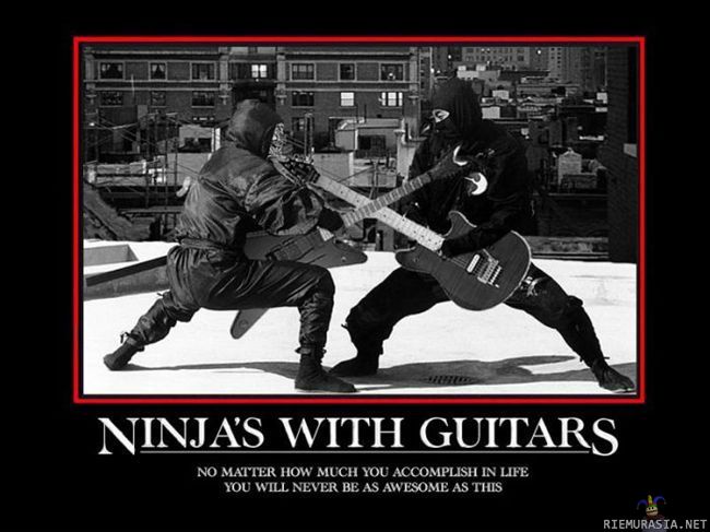 Guitar ninjas