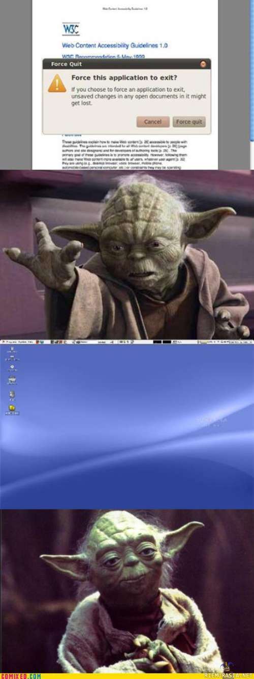 Yoda, challenge accepted - The force using i am