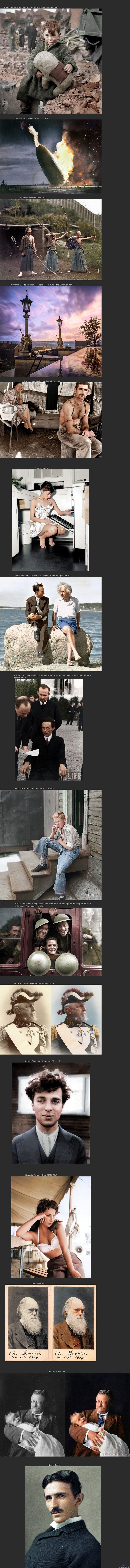 Incredible colorized historical photos