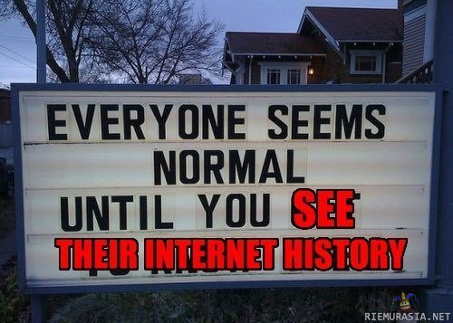 Everyone seems normal until..