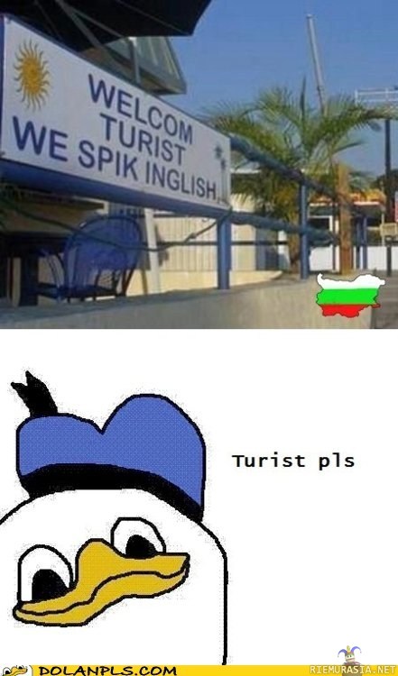 We spik inglish