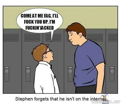 Stephen unohti ettei ole internetissä