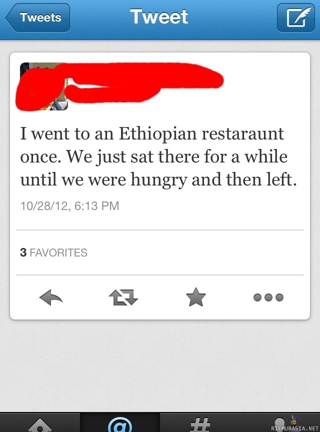 Ethiopian restaurant