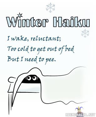 Winter haiku