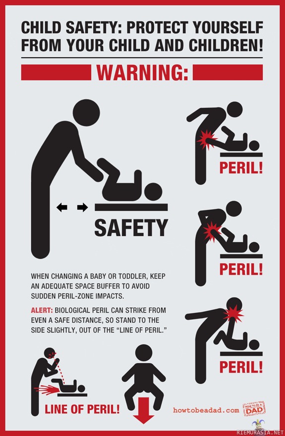Safety tips with a baby - protect yourself from your child and children!