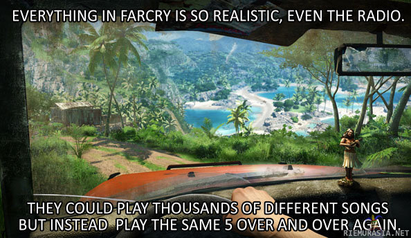 Farcry 3 - realistinen radio