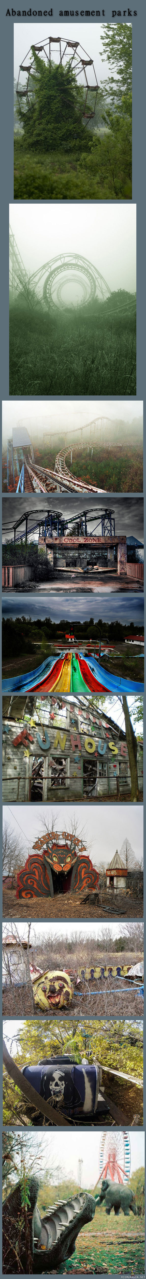 Abandoned amusement parks