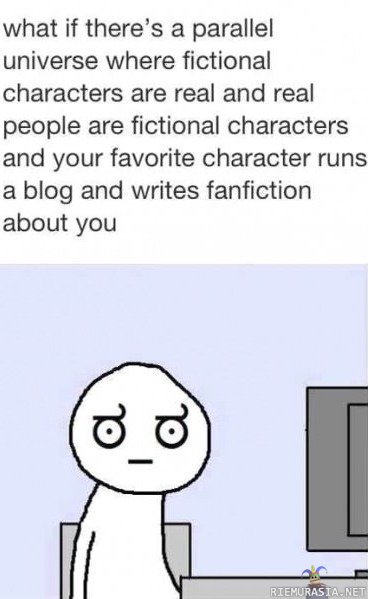 Parallel universes and fictional characters