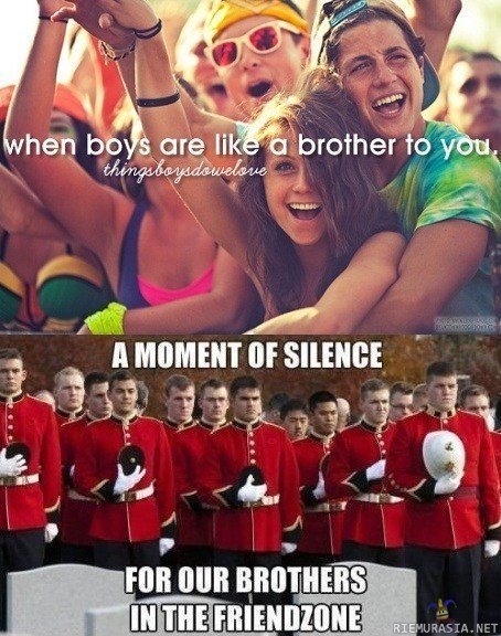 When boys are like a brother to you