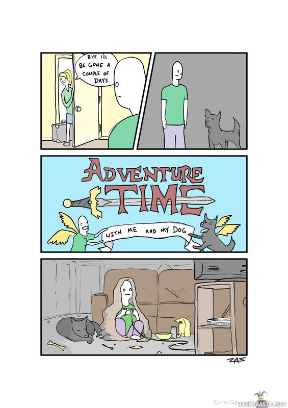 Adventure time with my dog