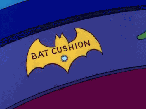 bat cushion - bättiksellä löytyy vempain joka lähtöön!