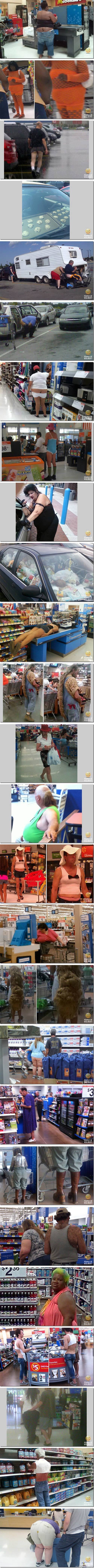 People of Walmart - Kokoelma kauniita ihmisiä tuossa ylemmän keskiluokan tavaratalossa..