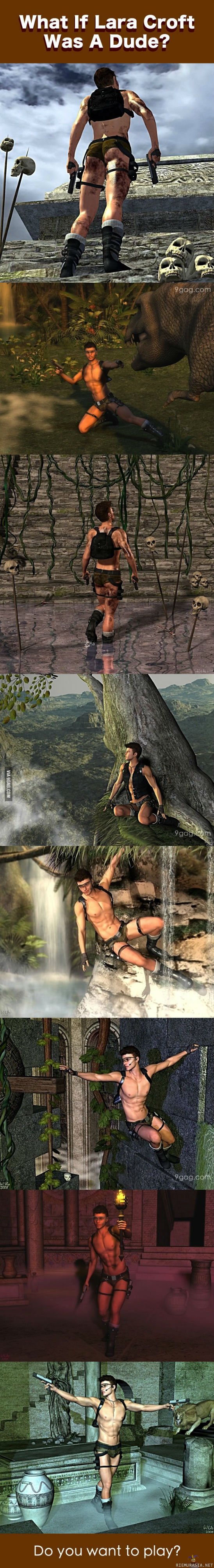 Tomb Raider mieshahmolla - pelaisitko?