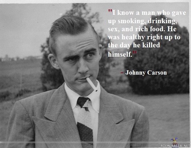 I knew a man -Johnny Carson