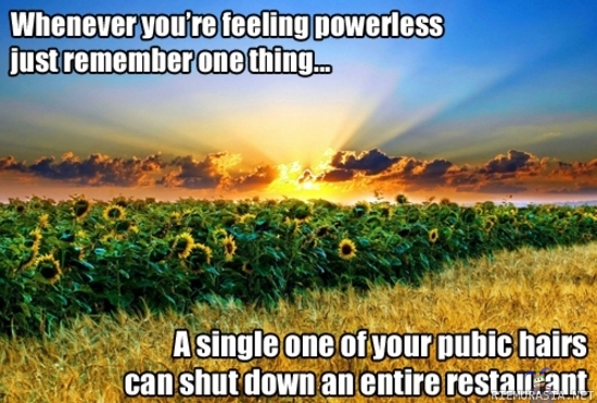 Feeling powerless?