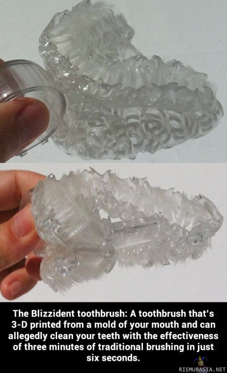 3D-tulostettu hammasharja
