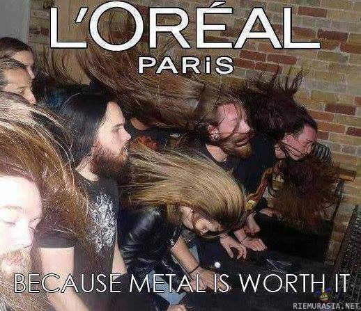 L´ORÉAL PARIS - Because metal is worth it