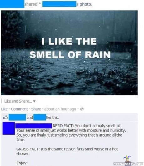 Smell of rain