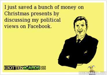 Rahan säästöä joulun alla