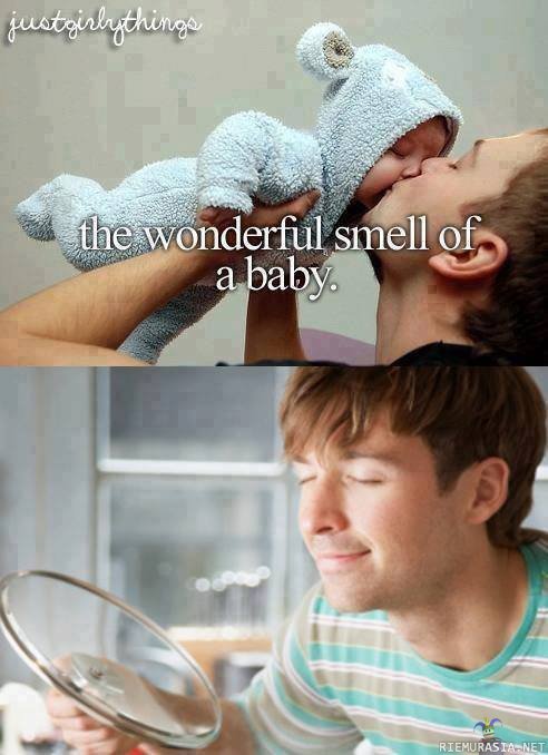 Wonderful smell of baby