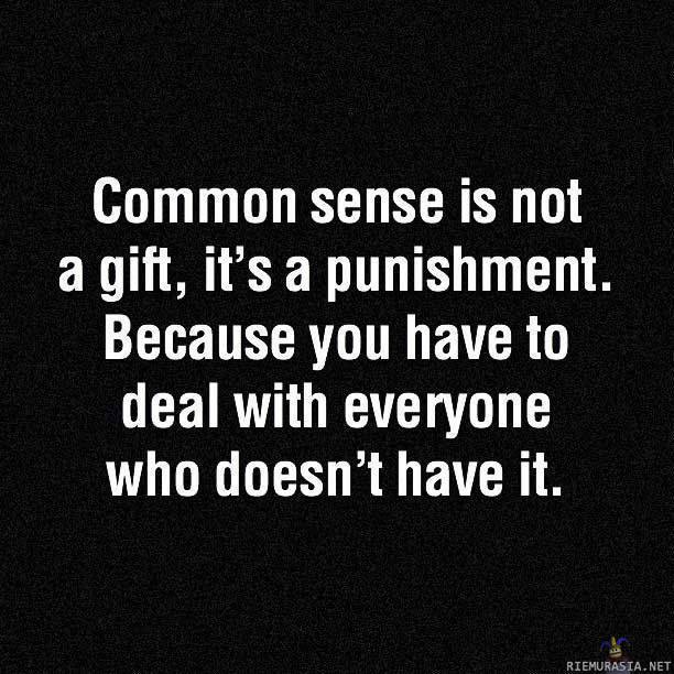 Common sense