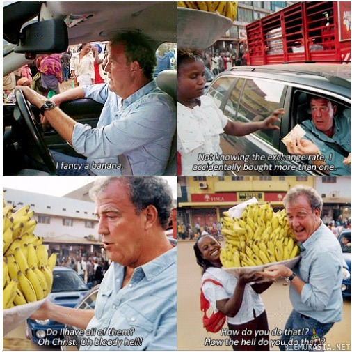 Banaaneja - ostin kun halvalla sain!