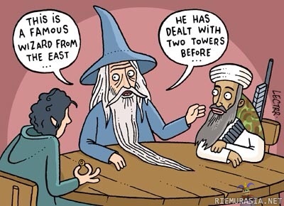 Idän kuuluisa velho - Gandalf esittelee uuden tuttavuutensa