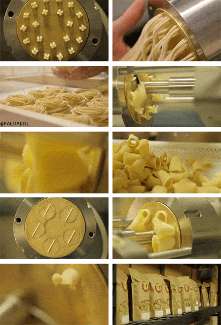 Pastaa - Jänniä gifuja pastan valmistuksesta