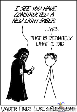 Vader löytää Luken uuden &#34;Valosapelin&#34;