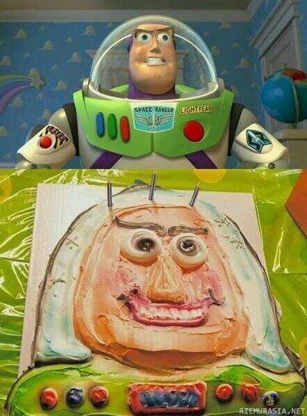 Buzz Lightyear kakku - nailed it