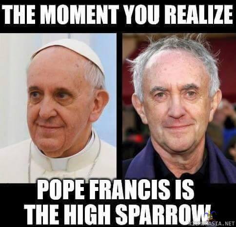 Paavi Franciscus - Onkin ylivarpunen