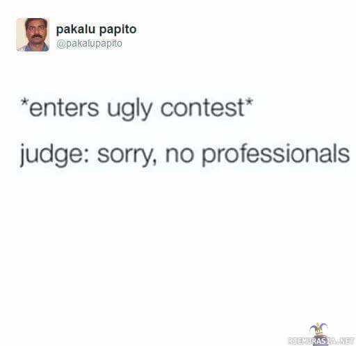 Ugly contest