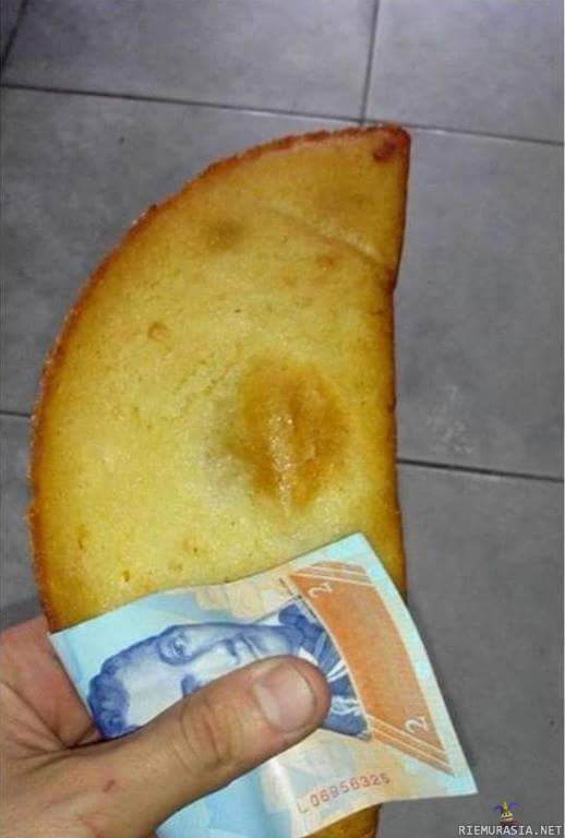 Venezuelan huono taloustilanne - Halvempaa käyttää seteliä kuin servettiä