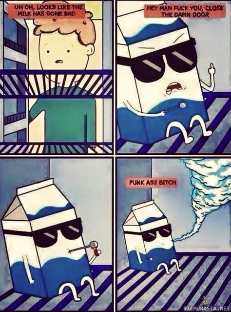 Milk gone bad