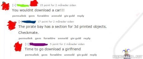 You wouldnt download a car