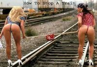 How to stop a train