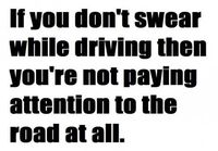 Swearing and driving